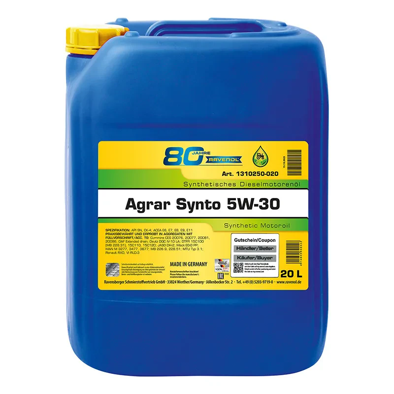 RAVENOL Agrar Synto 5W-30 (20 литров)