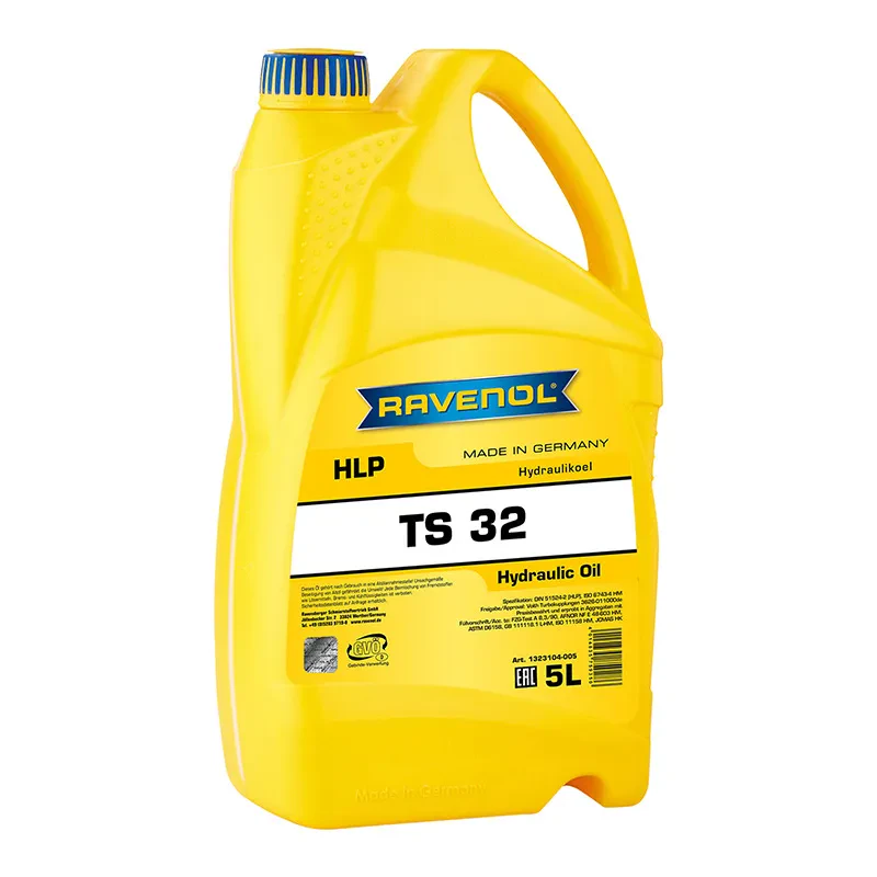 Гидравлическое масло RAVENOL Hydraulikoel TS 32 (HLP) (5 литров)