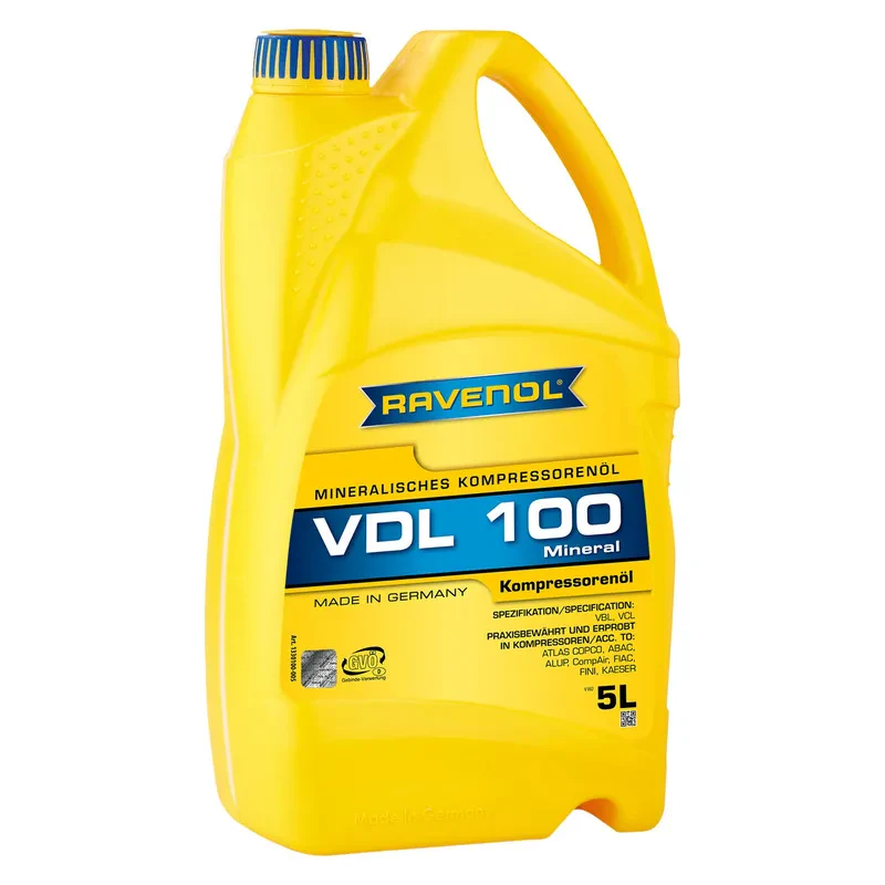 Компрессорное масло RAVENOL Kompressorenoel VDL 100 (5 литров)