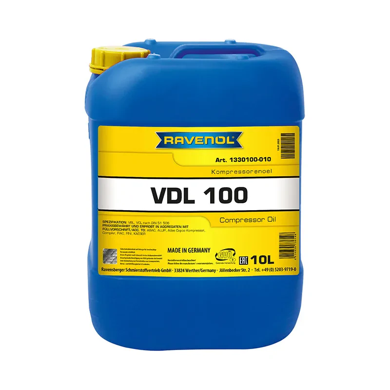 Компрессорное масло RAVENOL Kompressorenoel VDL 100 (10 литров)