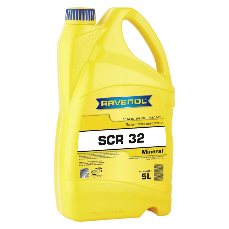 Компрессорное масло RAVENOL Kompressorenoel Screw SCR 32 (5 литров)