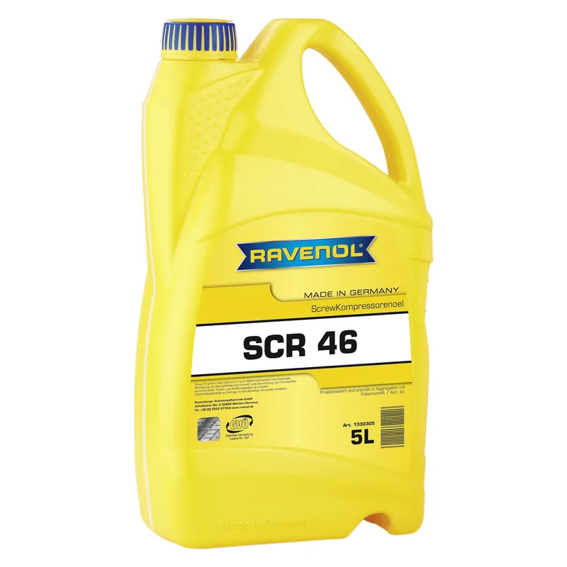 Компрессорное масло RAVENOL Screw SCR 46 (5 литров)