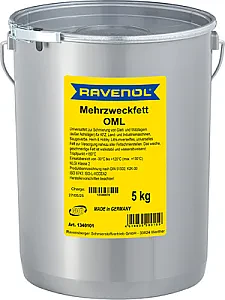 Пластичная смазка RAVENOL Mehrzweckfett OML (5 кг)
