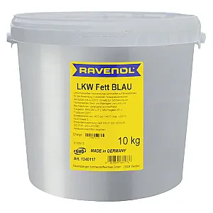 Пластичная смазка RAVENOL LKW Fett Blau (10 кг)