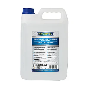 Дистиллированная деионизированная вода RAVENOL destilliertes Wasser (5 литров)