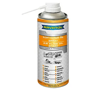 Пропиточное масло-спрей для поролоновых фильтров RAVENOL Air Filter Oil-Spray (0,4 литра)