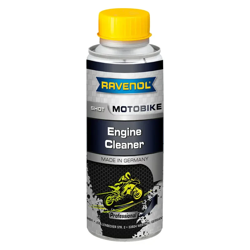 Присадка-очиститель двигателя мототехники RAVENOL Motobike Engine Cleaner Shot (0,1 литра)