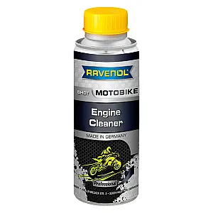 Присадка-очиститель двигателя мототехники RAVENOL Motobike Engine Cleaner Shot (0,1 литра)
