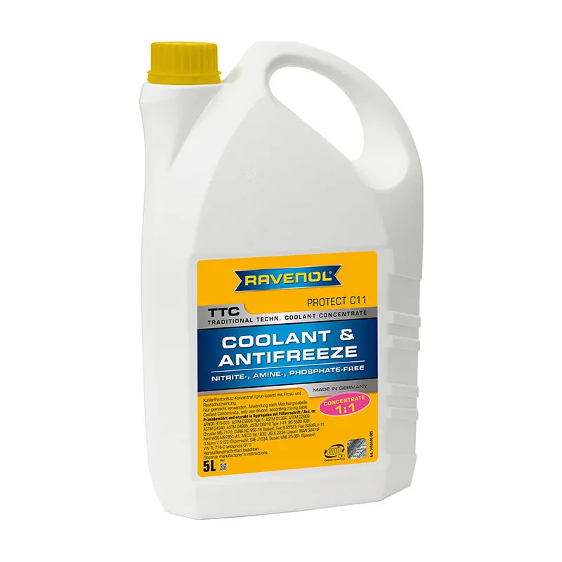 Антифриз RAVENOL TTC Protect C11 Concentrate (концентрат) (5 литров)