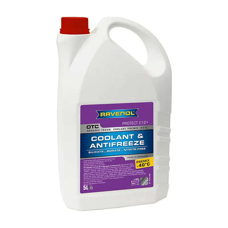 Антифриз RAVENOL OTC Protect C12+ Premix -40C (готовый) (5 литров)
