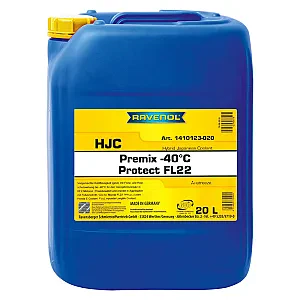 Антифриз RAVENOL HJC Hybrid Japanese Coolant Premix -40C (готовый) (20 литров)