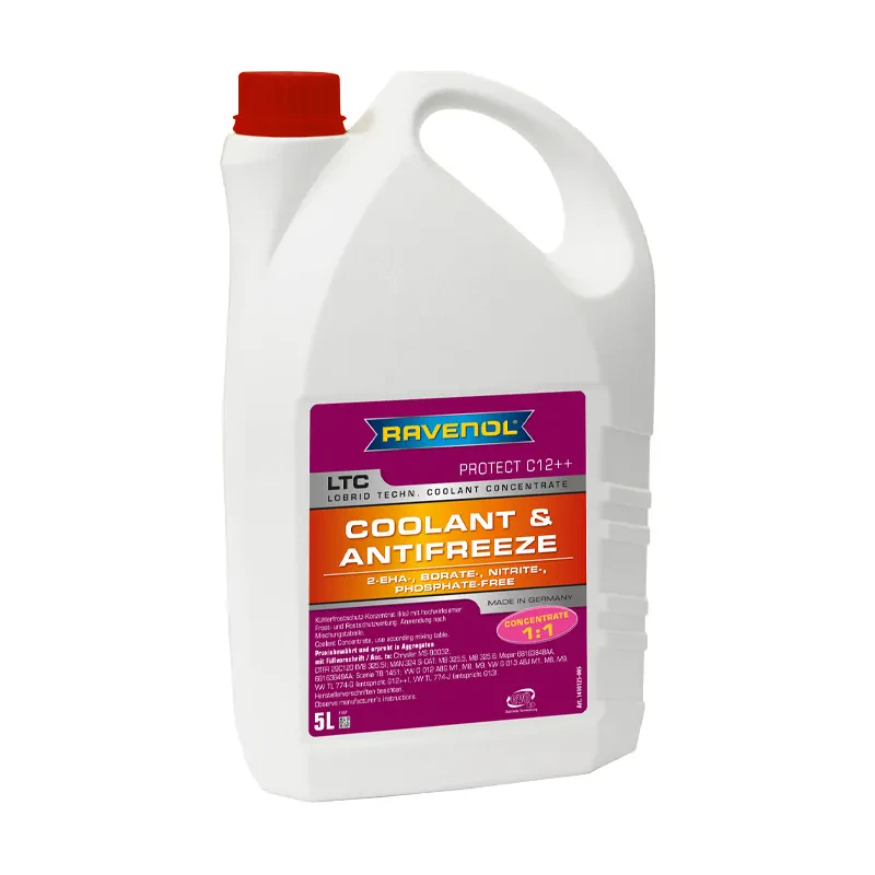 Антифриз RAVENOL LTC Protect C12++ Concentrate (концентрат) (5 литров)