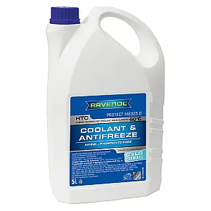 Антифриз RAVENOL HTC Protect MB 325.0 COLD CLIMATE Premix -60C (готовый) (5 литров)