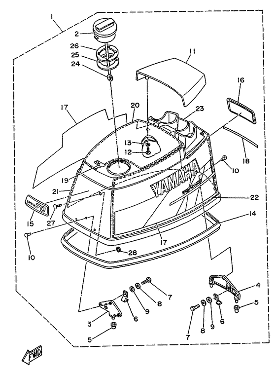 Top cowling