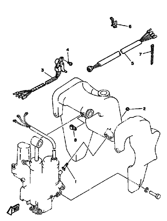 Power trim tilt sender