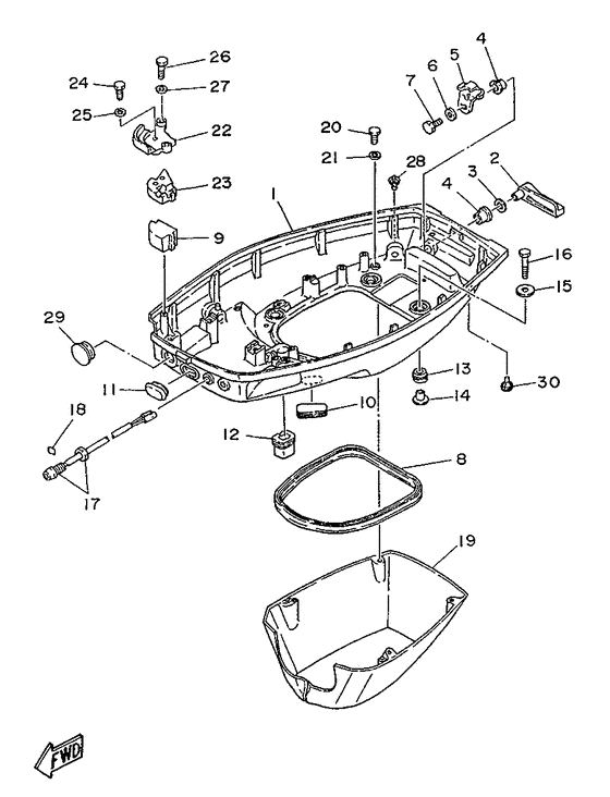 Bottom cowling