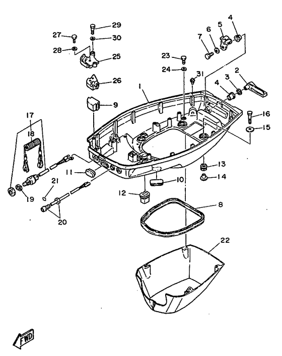 Bottom cowling