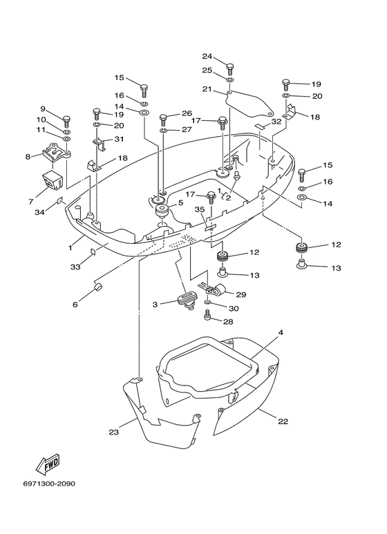 Bottom cowling