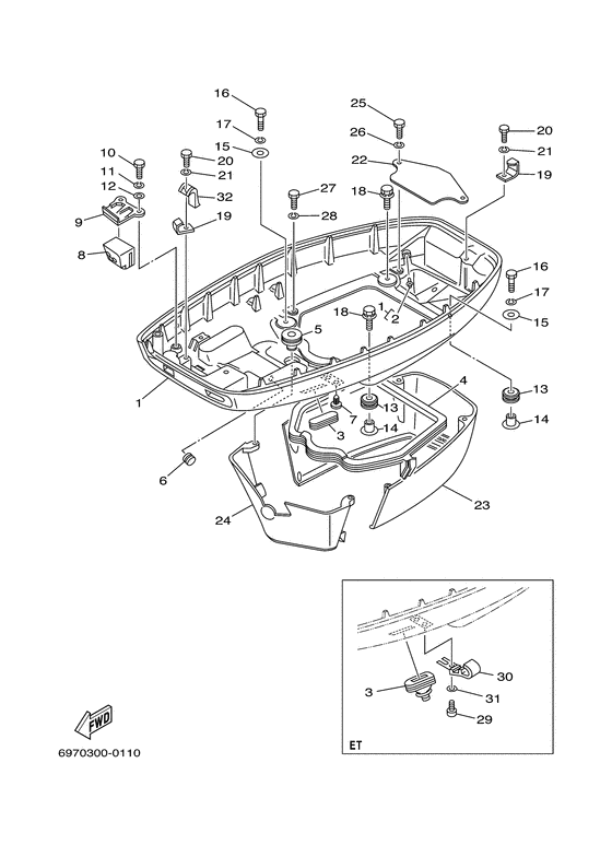 Bottom cowling