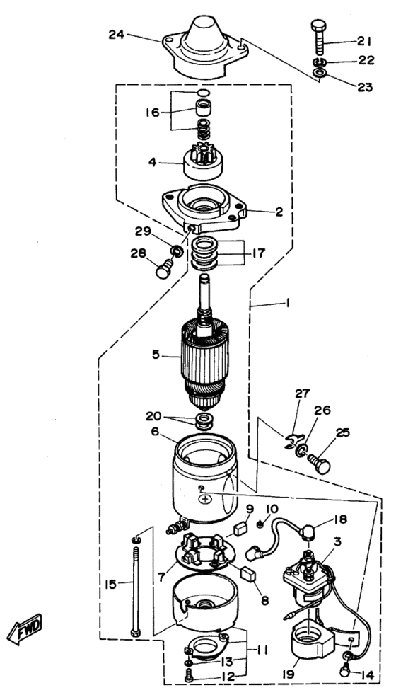Стартер электрический