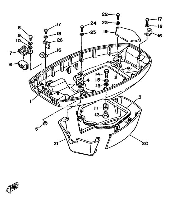 Bottom cowling