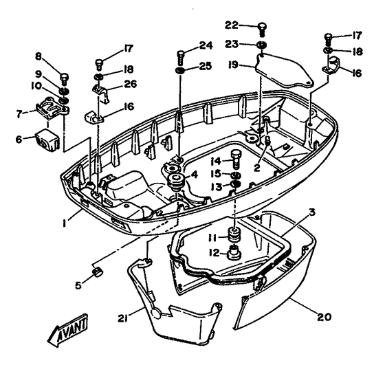 Bottom cowling