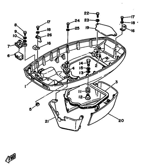 Bottom cowling