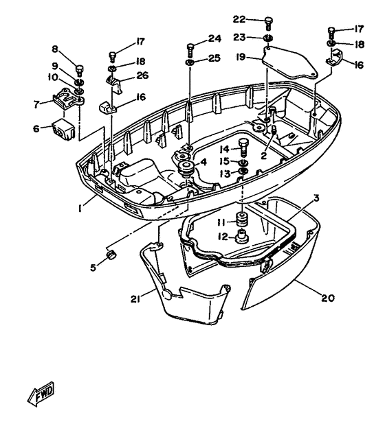 Bottom cowling