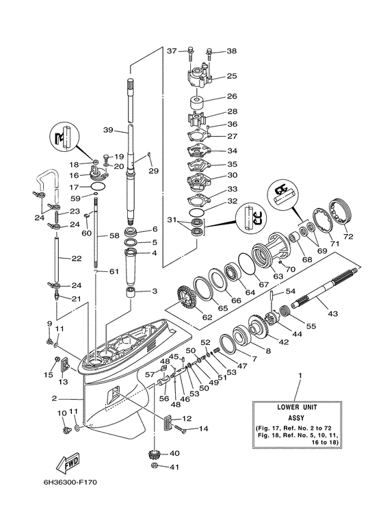Lower casing и привод 1