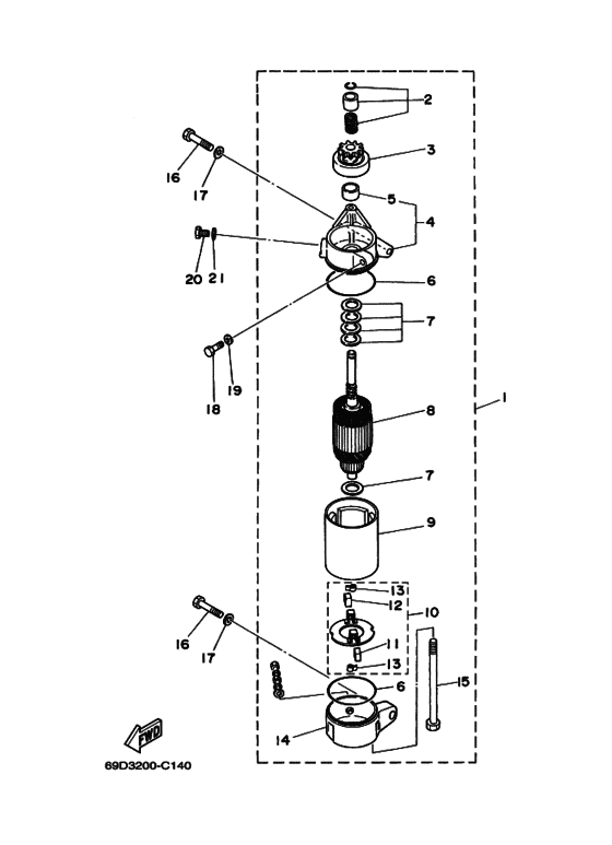 Стартер электрический