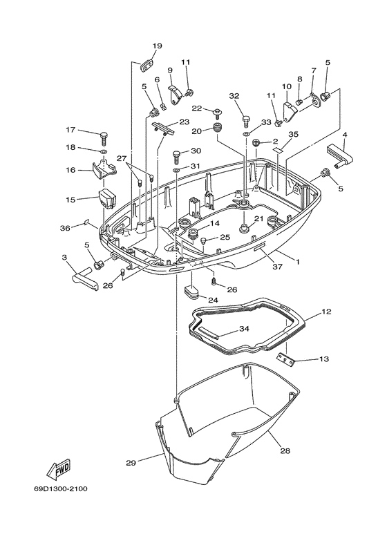 Bottom cowling