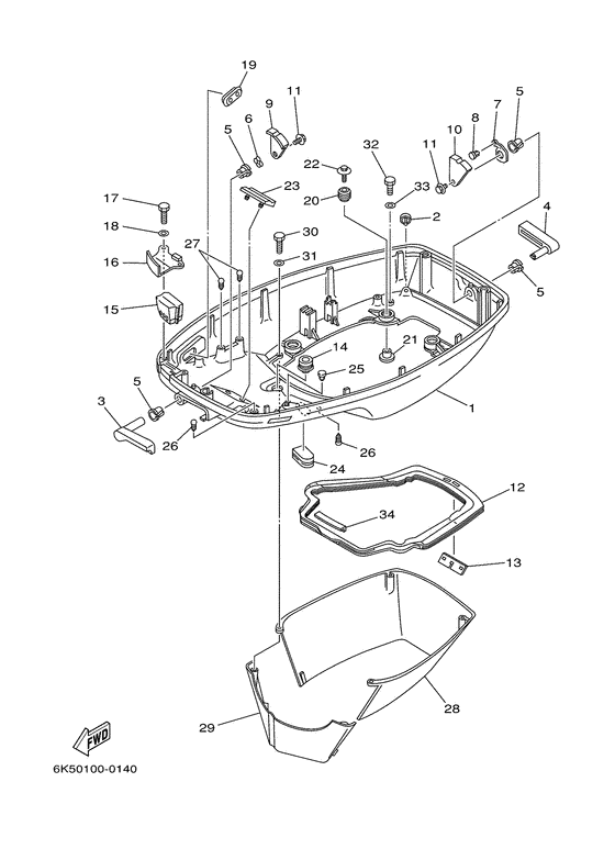 Bottom cowling