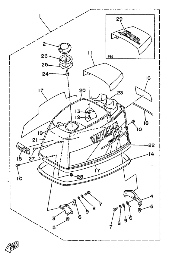 Top cowling