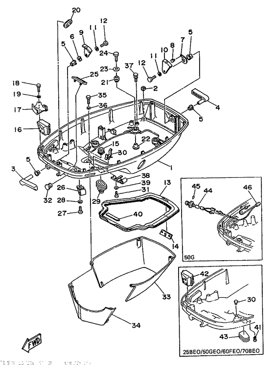 Bottom cowling