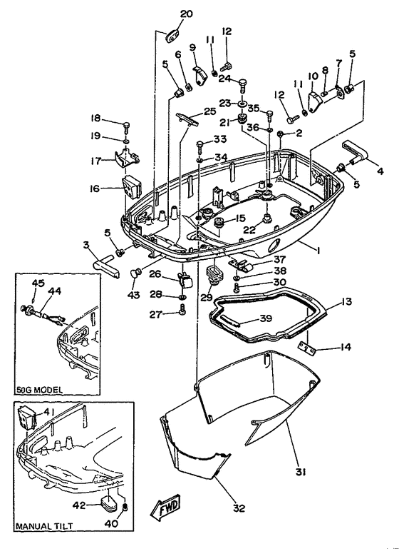 Bottom cowling