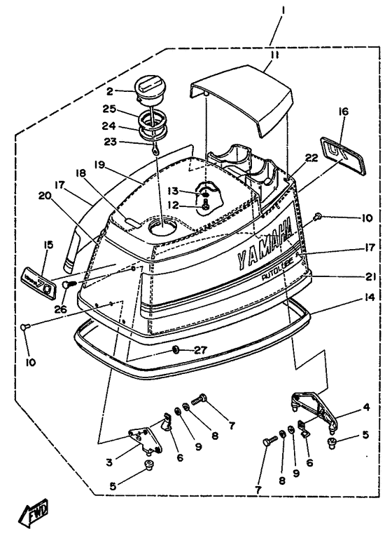 Top cowling