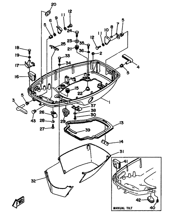Bottom cowling