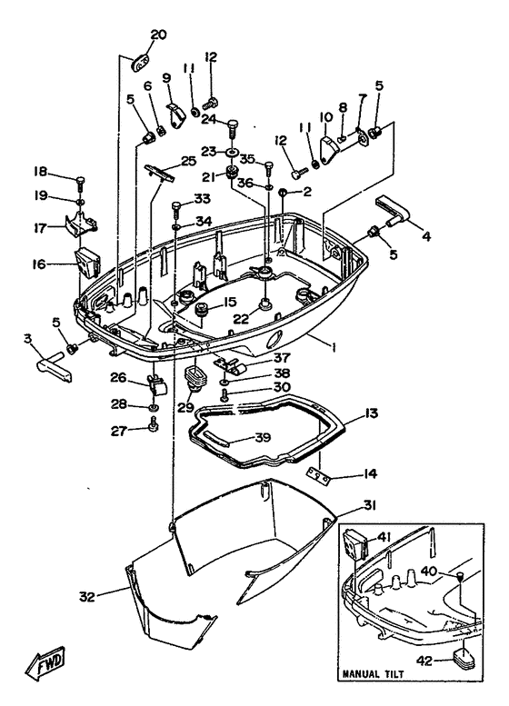 Bottom cowling