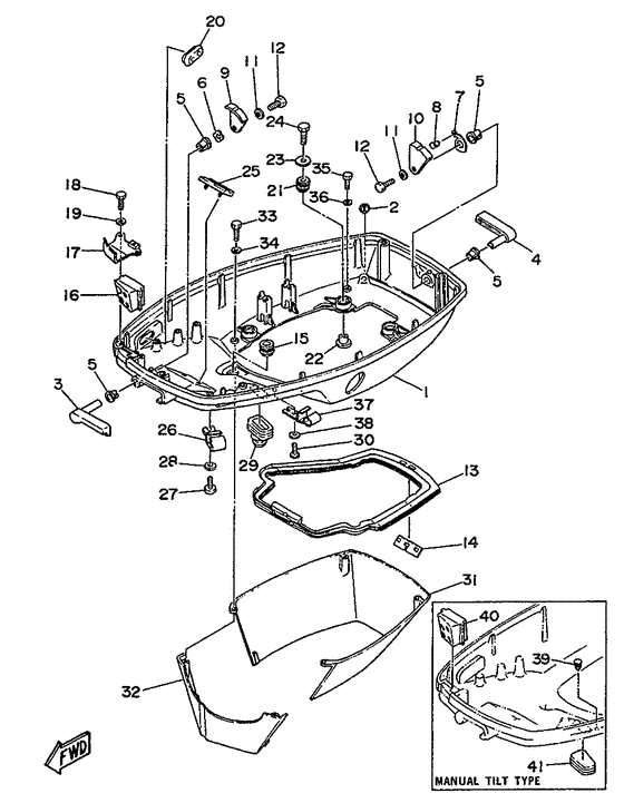 Bottom cowling
