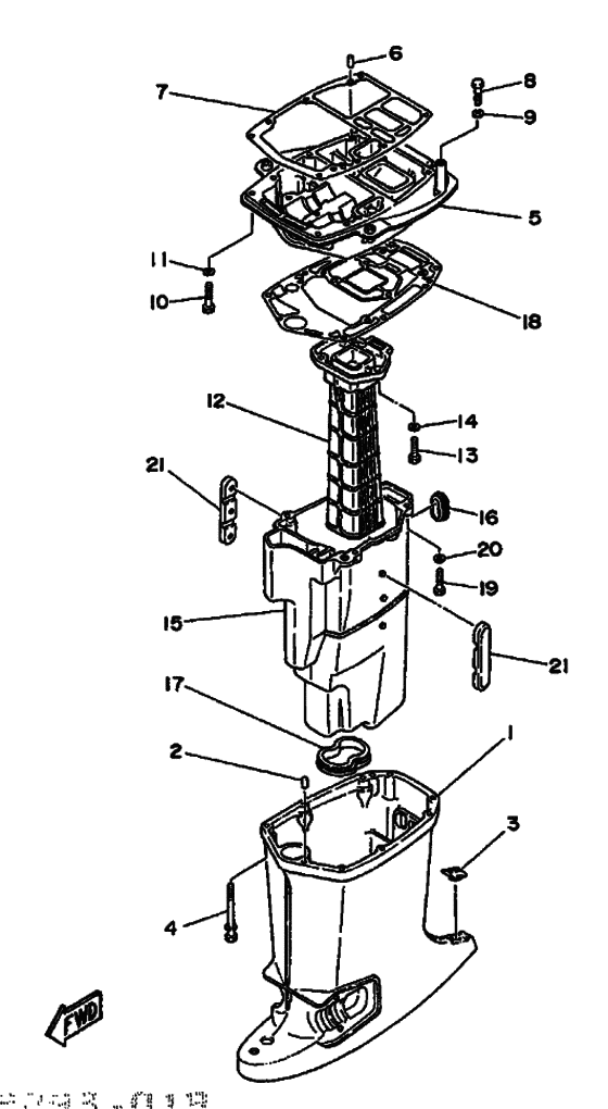 Дейдвуд кронштейн