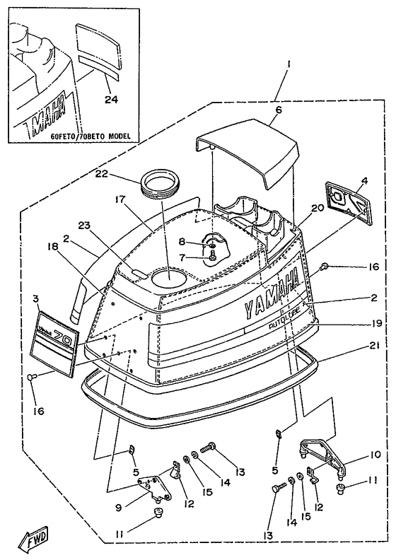 Top cowling