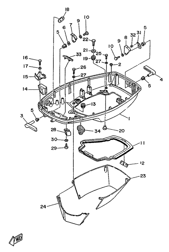 Bottom cowling
