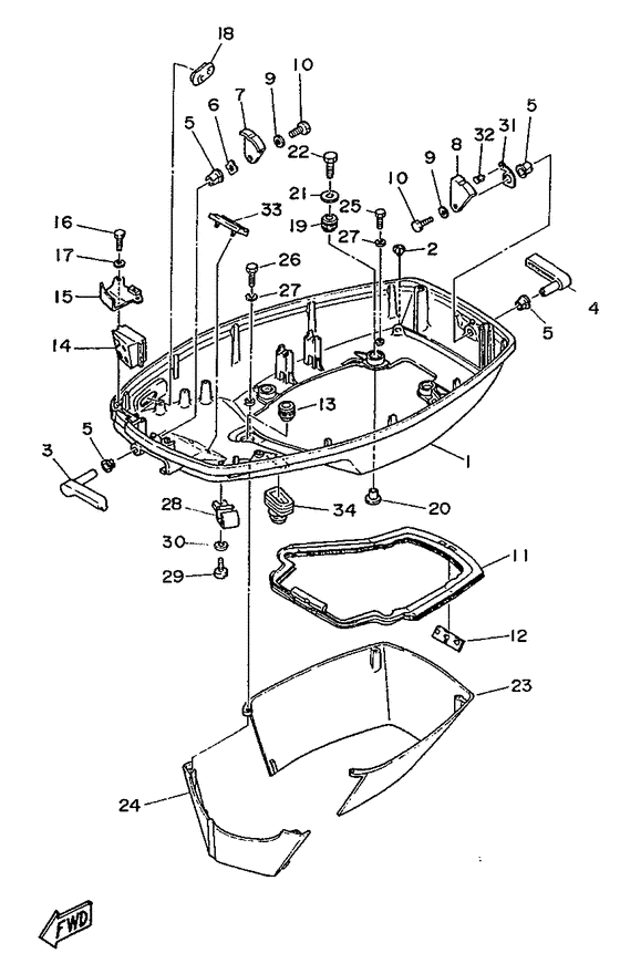 Bottom cowling