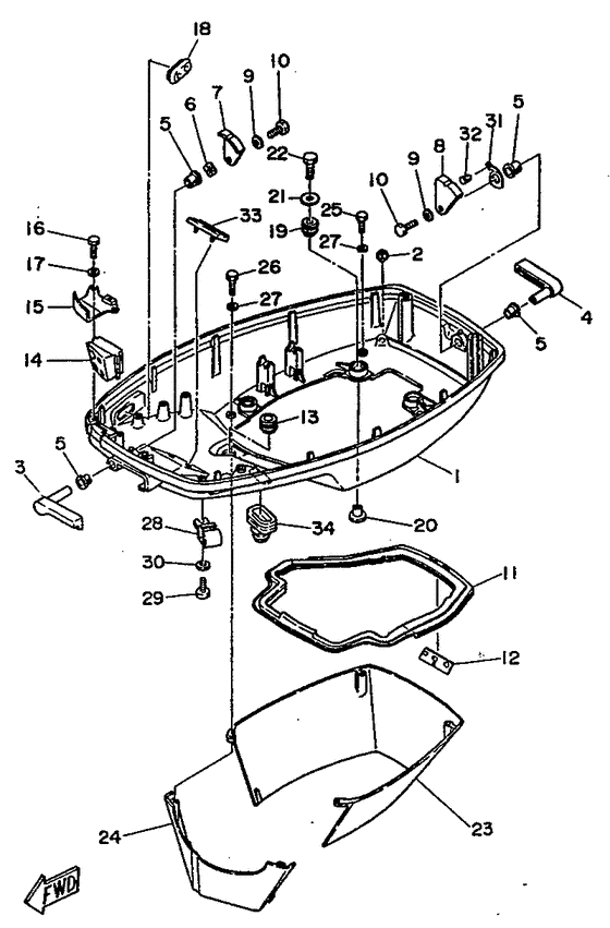 Bottom cowling