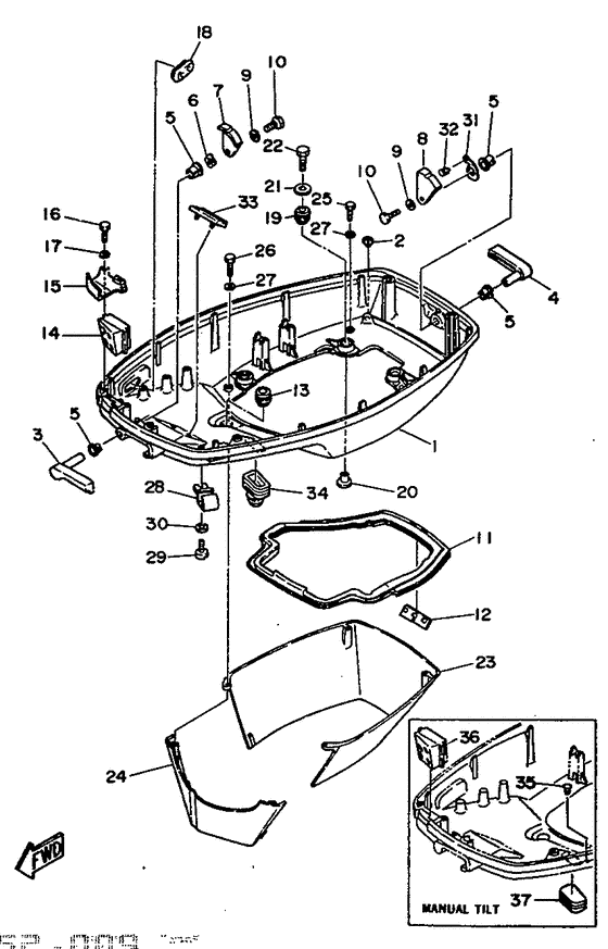 Bottom cowling