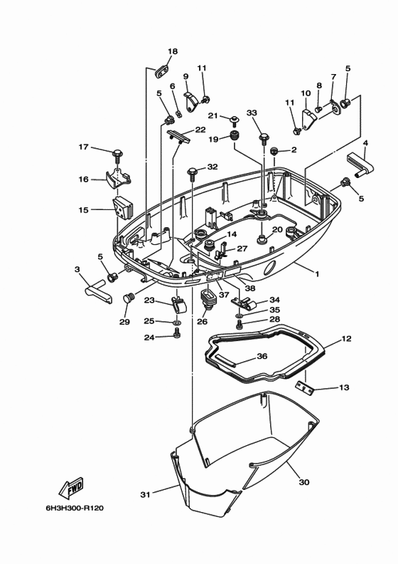 Bottom cowling