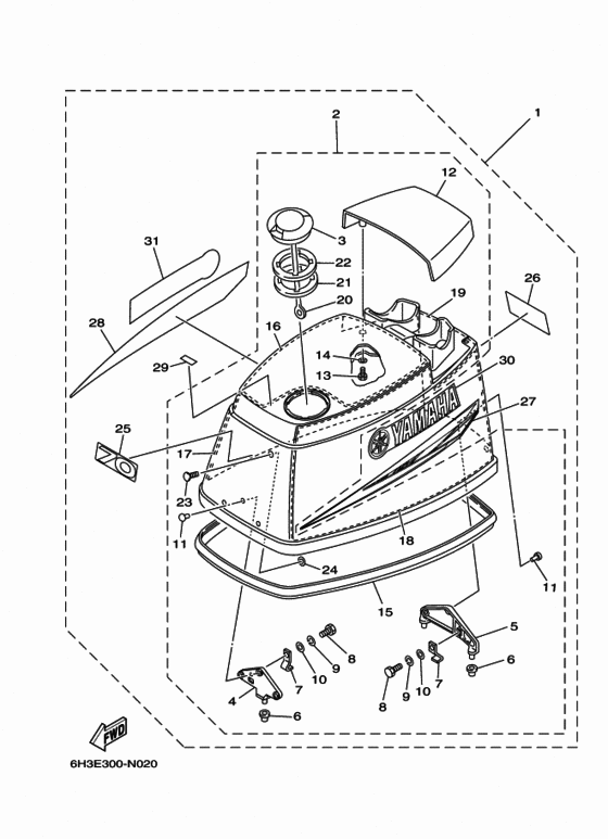 Top cowling