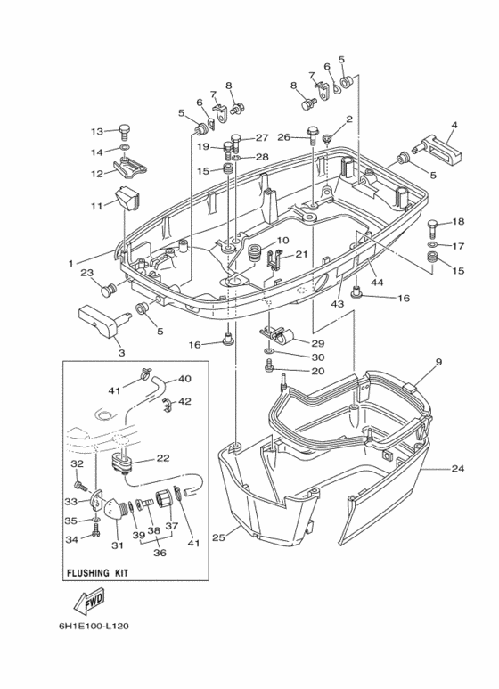 Bottom cowling