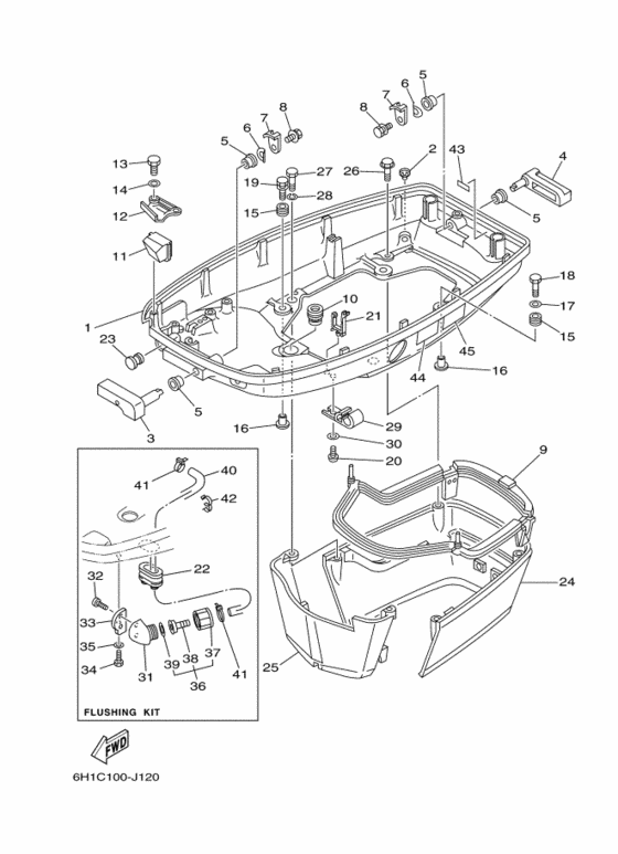 Bottom cowling