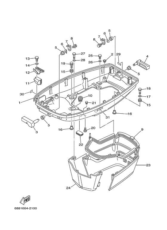 Bottom cowling